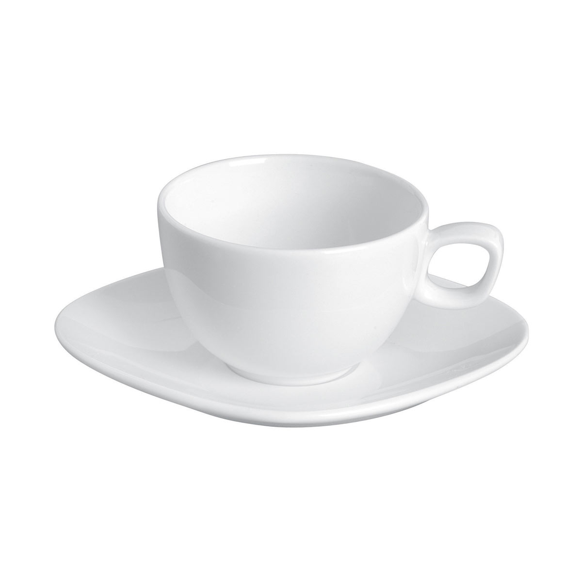 Porland Perspective Beyaz Tabaklı Çay Fincanı 260cc 226130 04A+P010858 Bardaklar perspective