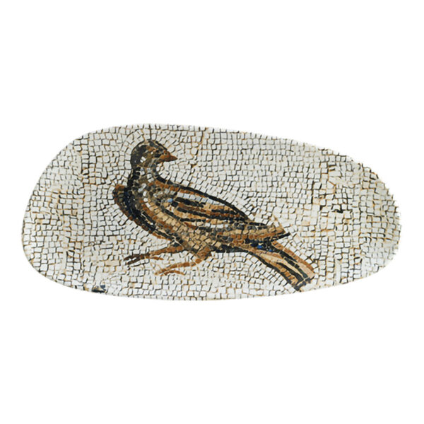 Bonna Porselen Mezopotamya Kuş Vago Dikdörtgen Tabak 36 cm – S-MT-MZPPJVAO36DT Servis Tabakları Mezopotamya