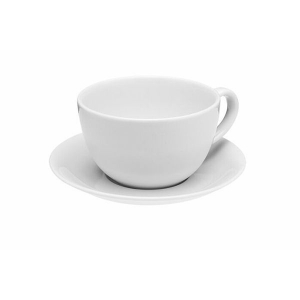 Porland Soley Beyaz Tabaklı Çay Fincanı 320 Cc 04POR005183 Bardaklar